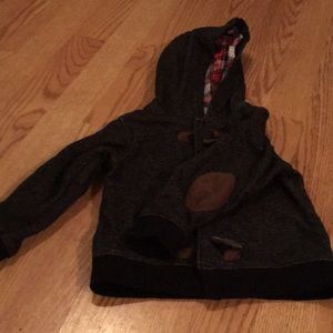 Hooded button up shirt